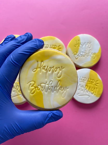 Hip Hip Hooray Birthday Cookies